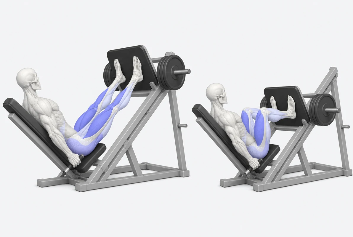 Leg Press exercise illustration